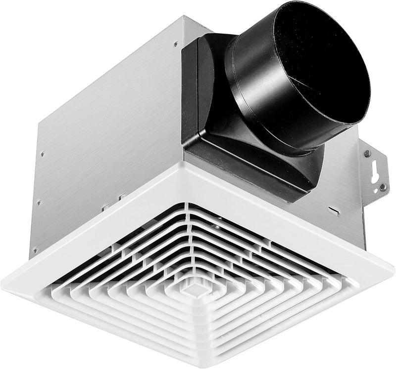 VENTECHLATION Bathroom Exhaust Fan 80CFM 1.5Sone, 4inch duct, Energy-Saving Household Ventilation Fan with Humidity sensor, No Attic access Needed Installation, Classic White Grille - Image 1